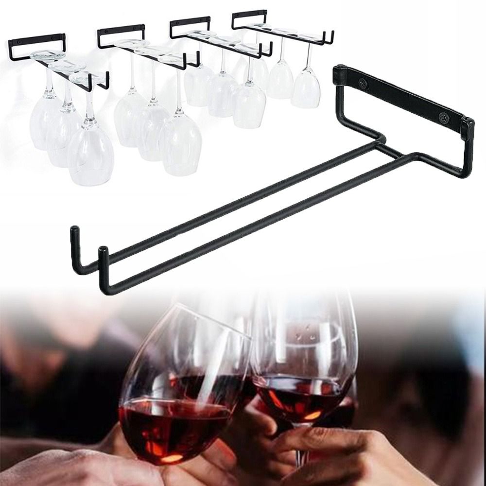 Kitchen Appliances Rack - Wall Mounted Stemware Holder Kitchen Wine