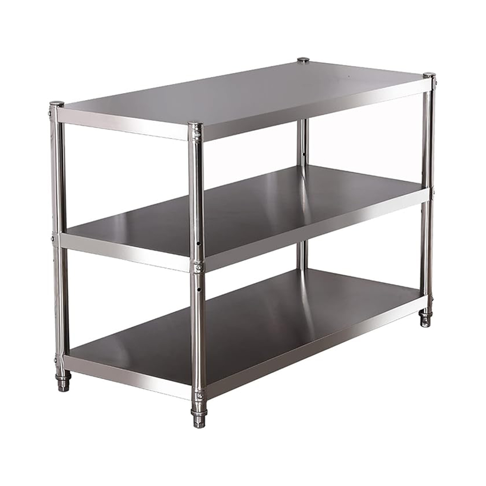 Kitchen Appliances Table - Stainless Steel Shelf, Kitchen Storage Rack,