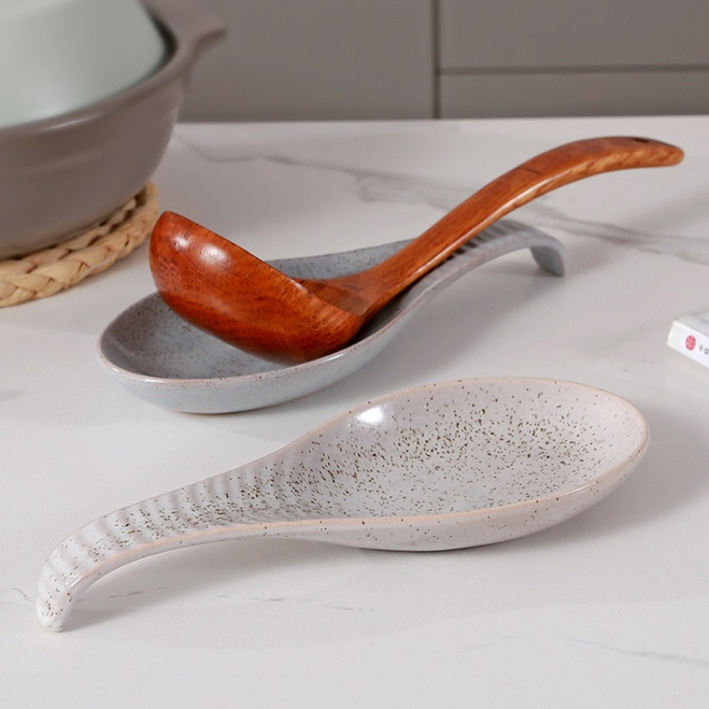 Kitchen Appliances Rack - Ceramic Spoon Rest for Stove Top,