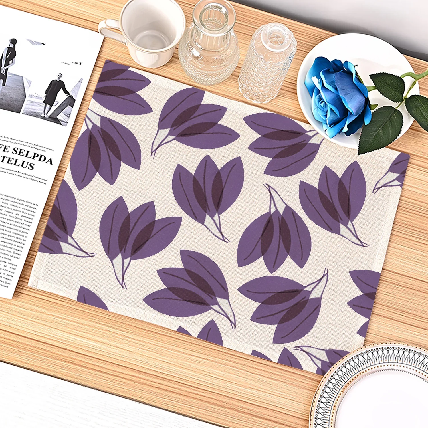 Purple Geometric Pattern Kitch - Kitchen Appliances Table recension och pris