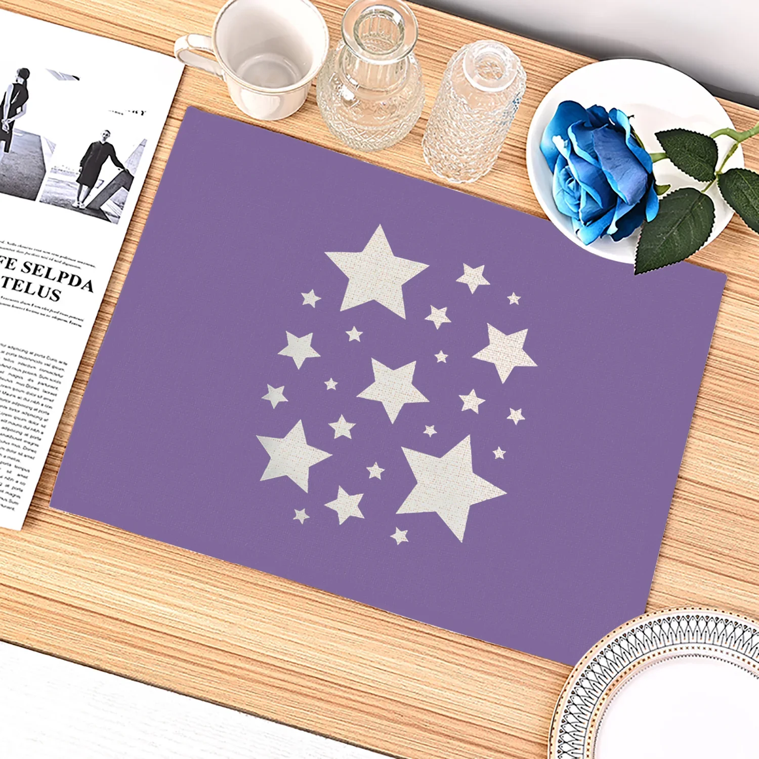 Purple Geometric Pattern Kitch - Kitchen Appliances Table recension och pris