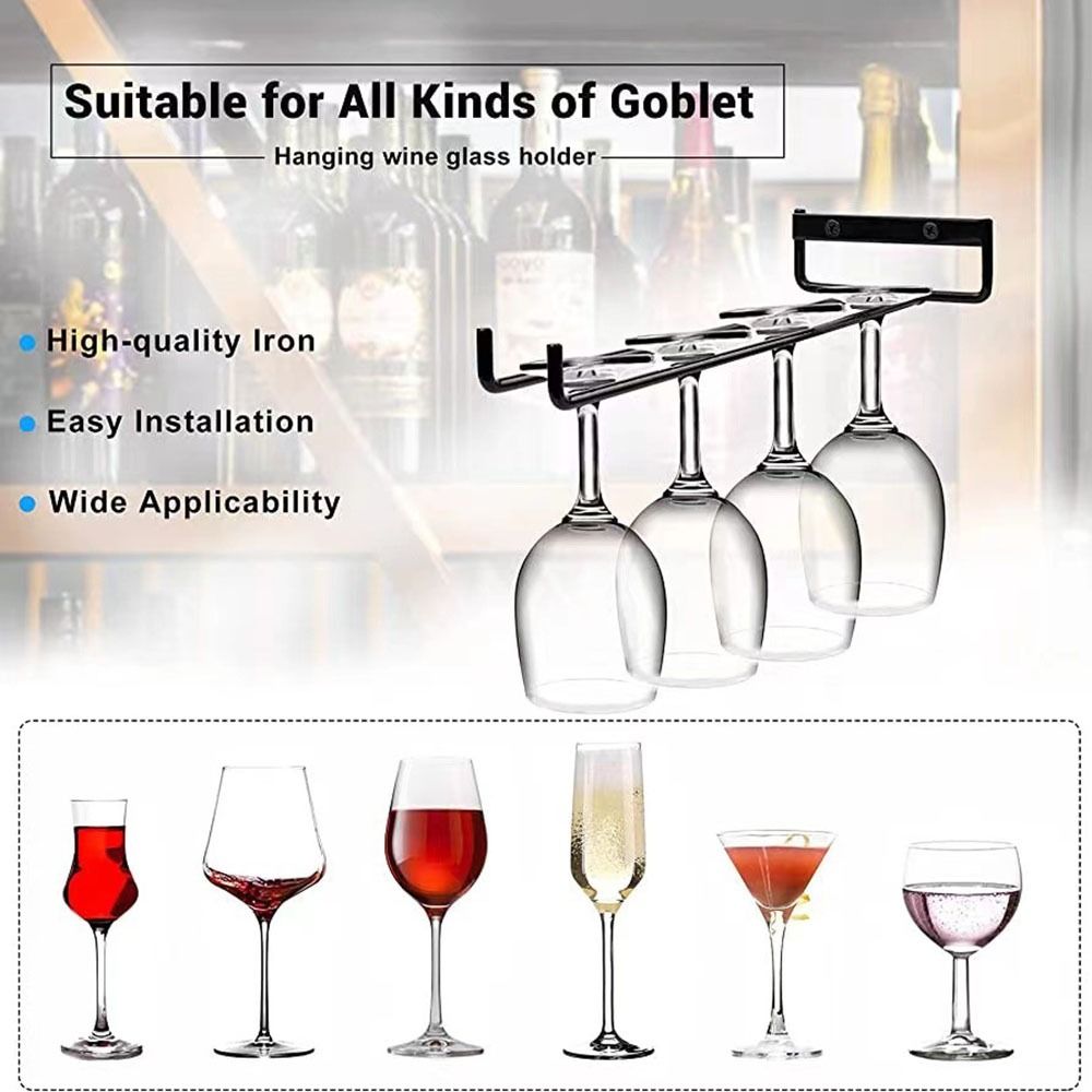 Wall Mounted Stemware Holder K - Kitchen Appliances Rack recension och pris
