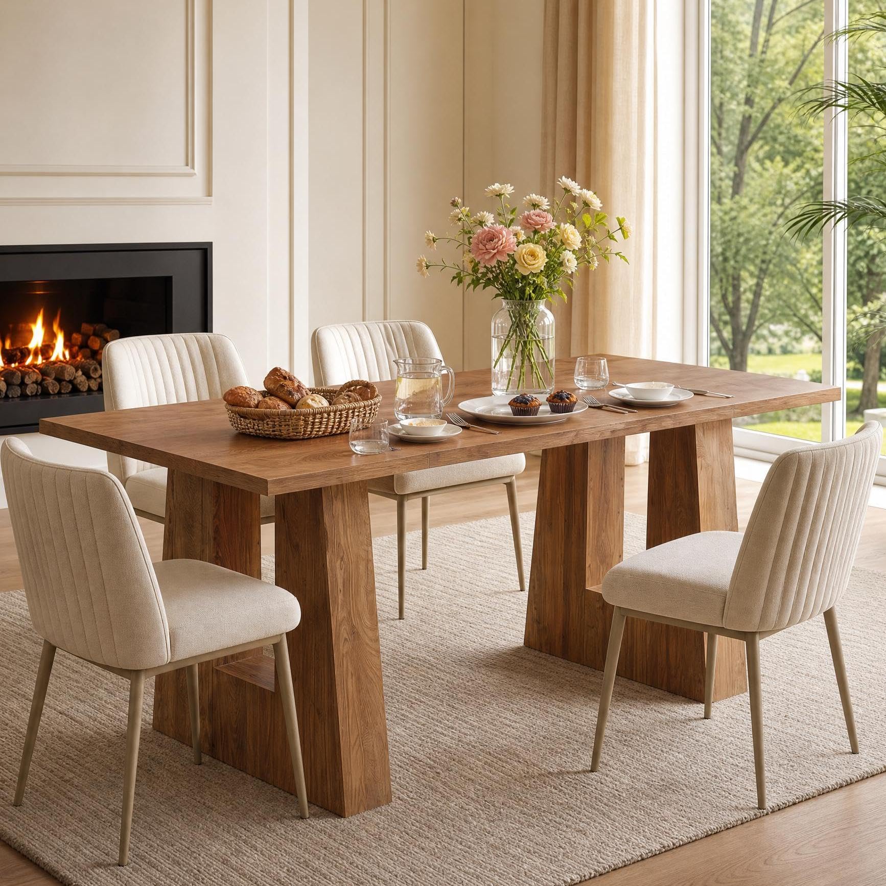 63 Inch Dining Table For 6 Peo - Kitchen Appliances Table recension och pris