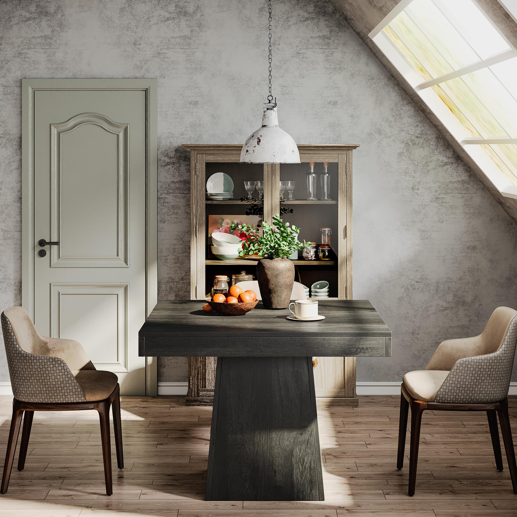 Tribesigns Square Dining Table - Kitchen Appliances Table recension och pris