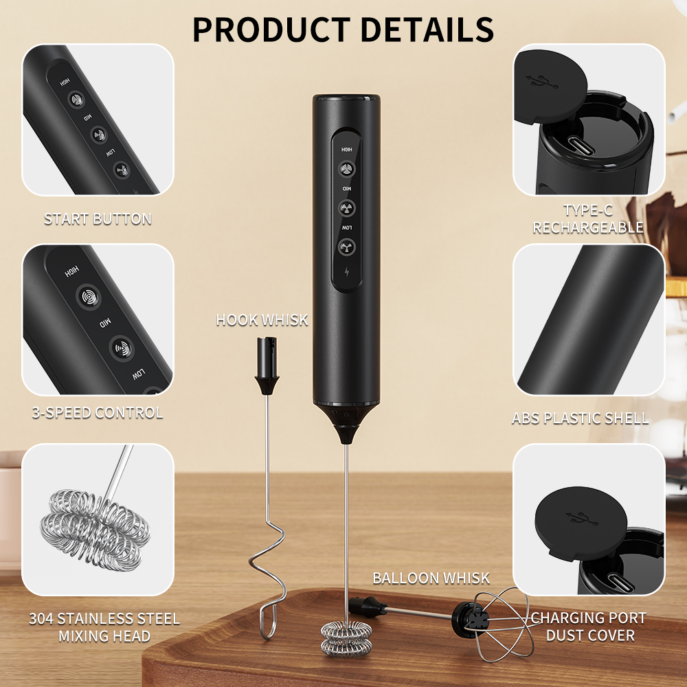 3 in 1 Electric Handheld Milk  - Hand Mixer Electric recension och pris