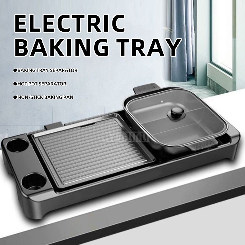 Electric Barbecue Hotpot Stove - Kitchen Appliances Cooking recension och pris