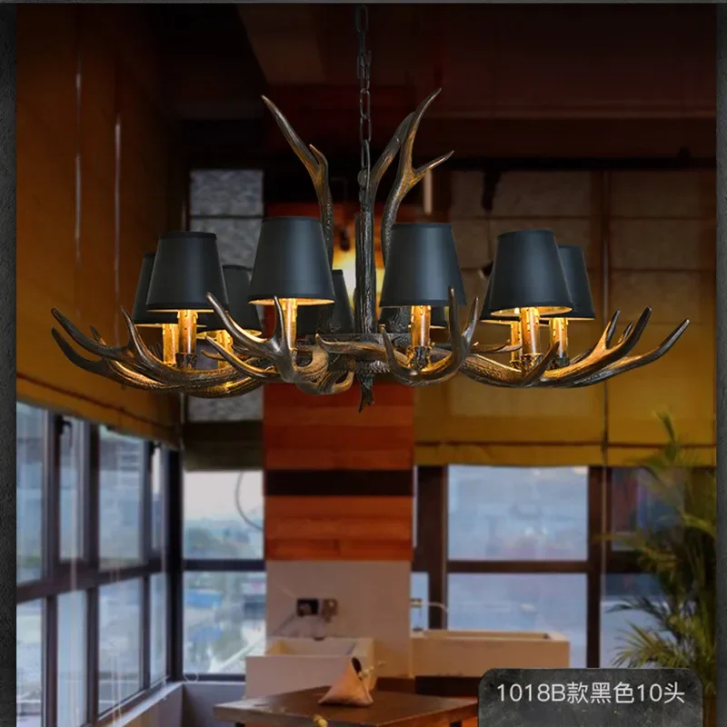 2025 Retro Antlers LED Chandel - Kitchen Appliances Table recension och pris