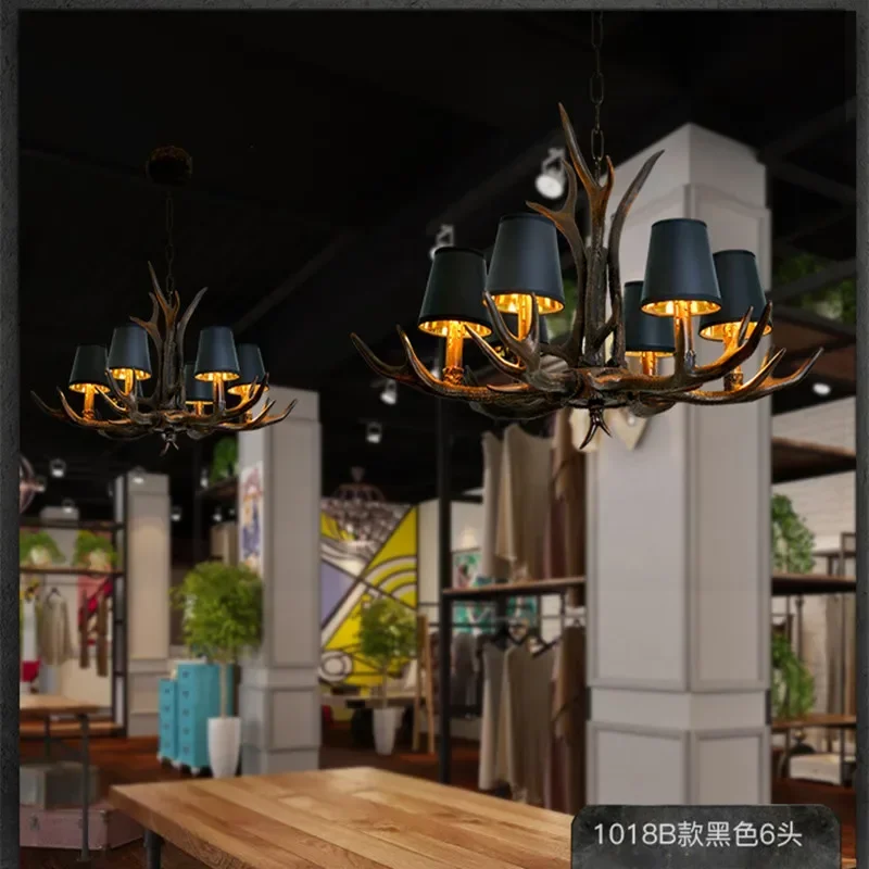 2025 Retro Antlers LED Chandel - Kitchen Appliances Table recension och pris
