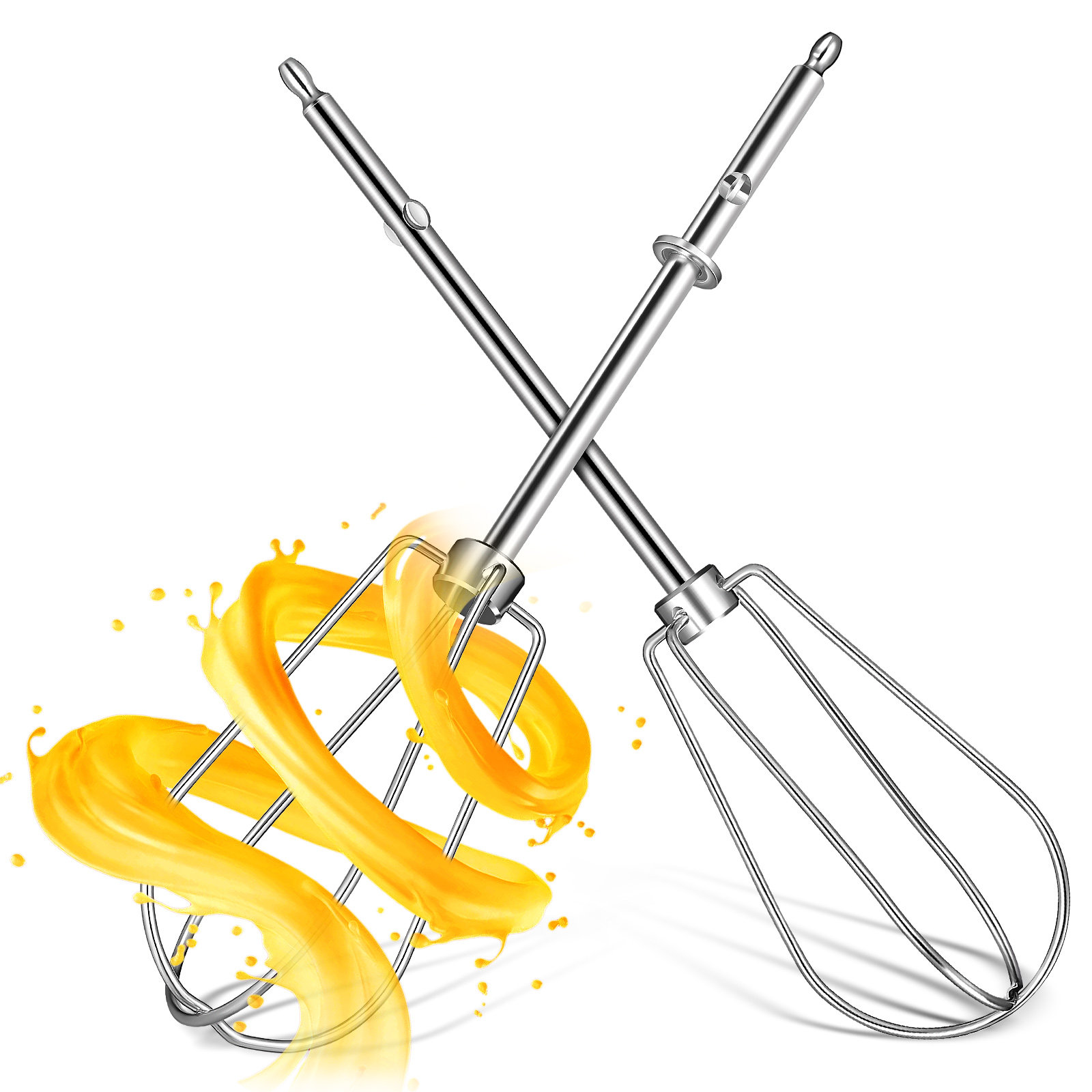 2 Pcs Whisk Electric Mixer Par - Hand Mixer Electric recension och pris