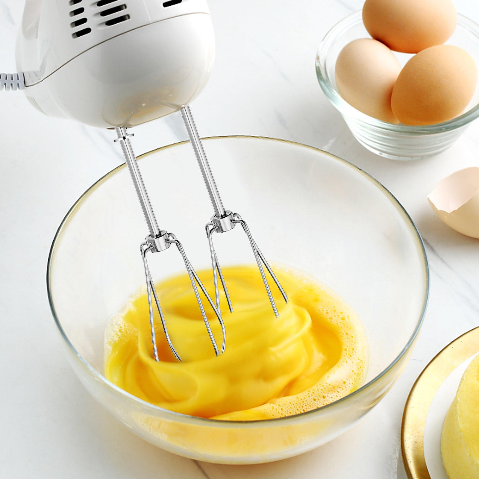 2 Pcs Whisk Electric Mixer Par - Hand Mixer Electric recension och pris