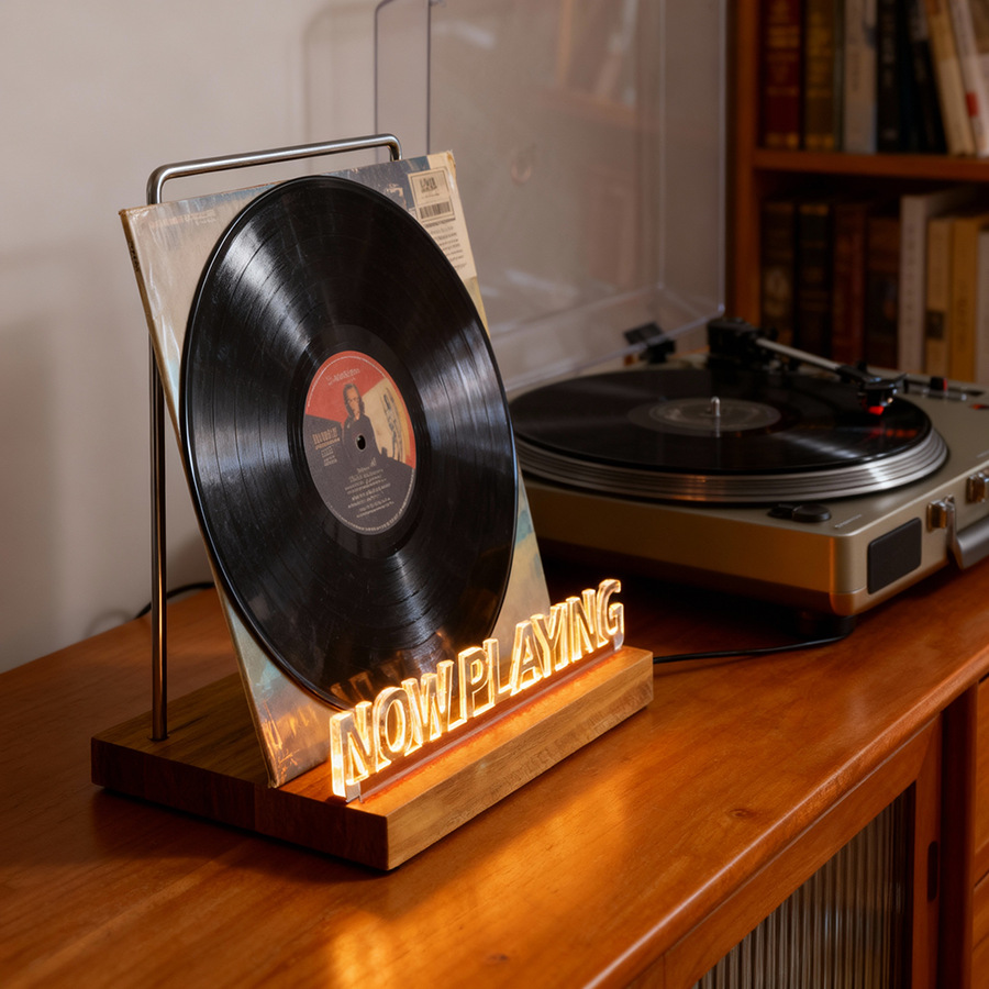 Vinyl Record Holder Stand, Cof - Kitchen Appliances Rack recension och pris