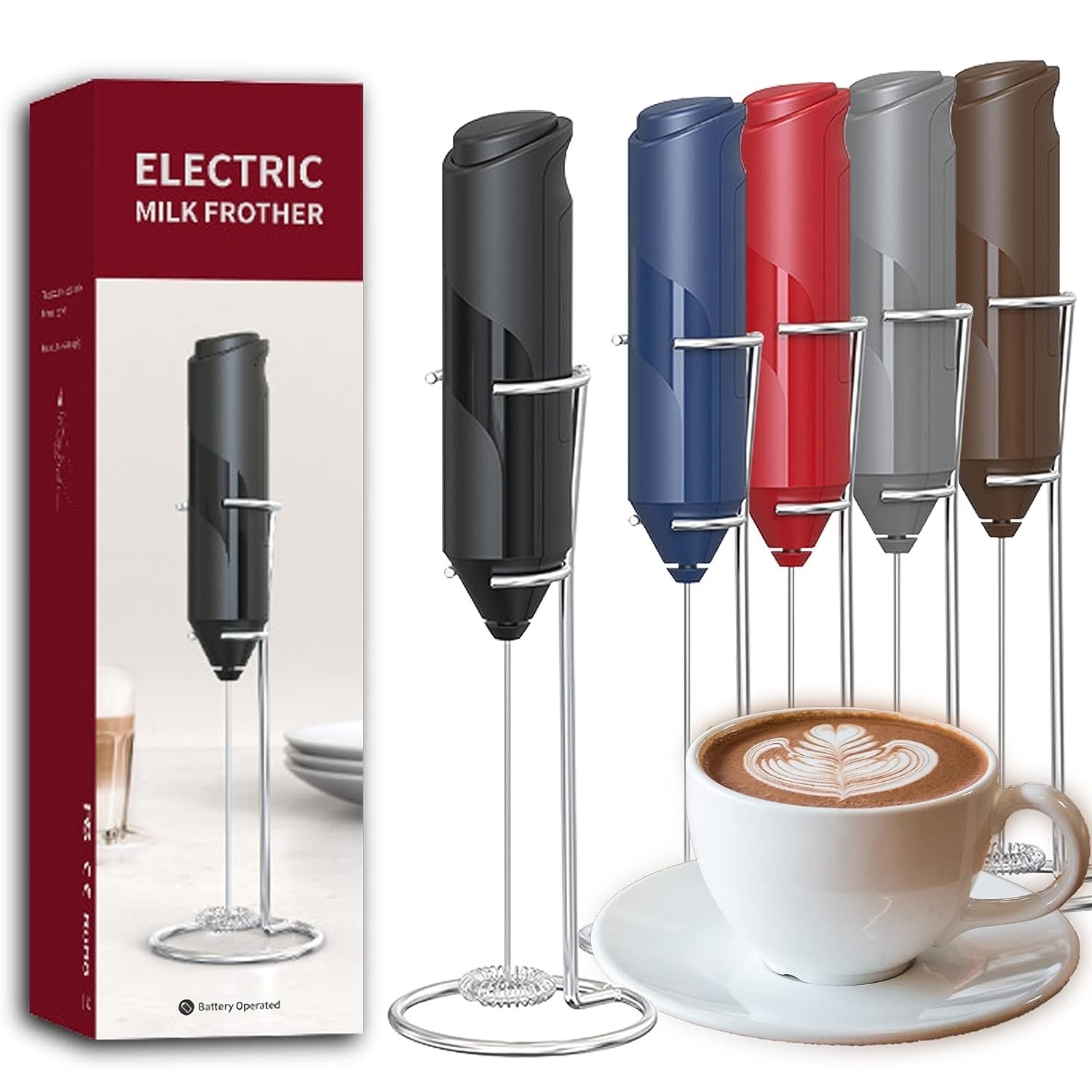 Electric Milk Foamer Coffee Ma - Hand Mixer Electric recension och pris
