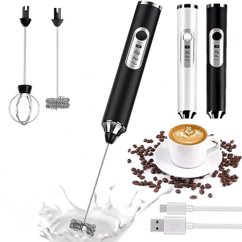 Portable Electric Milk Frother - Hand Mixer Electric recension och pris