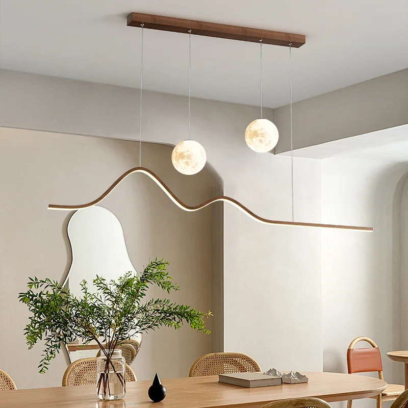 2026 LED Wood Pendant Light Fo - Kitchen Appliances Table recension och pris