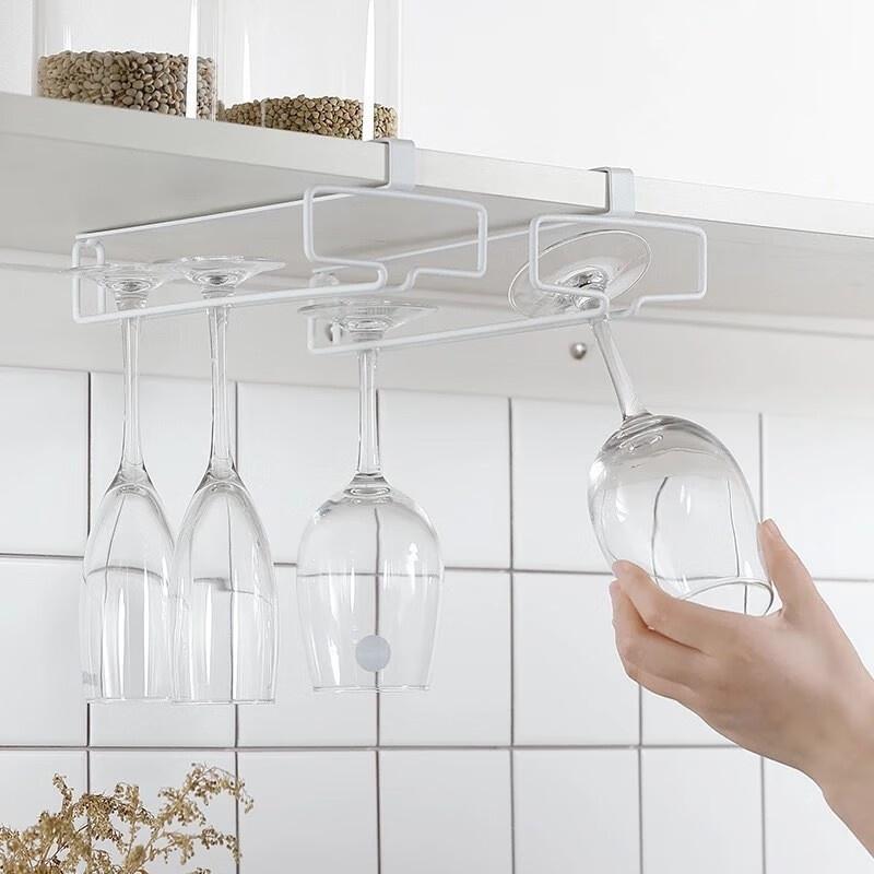 No Drilling Metal Wine Glass H - Kitchen Appliances Rack recension och pris